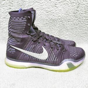 Nike Kobe 10 Elite High Team Pack Mens Size 8.5 Basketball Shoes Purple White